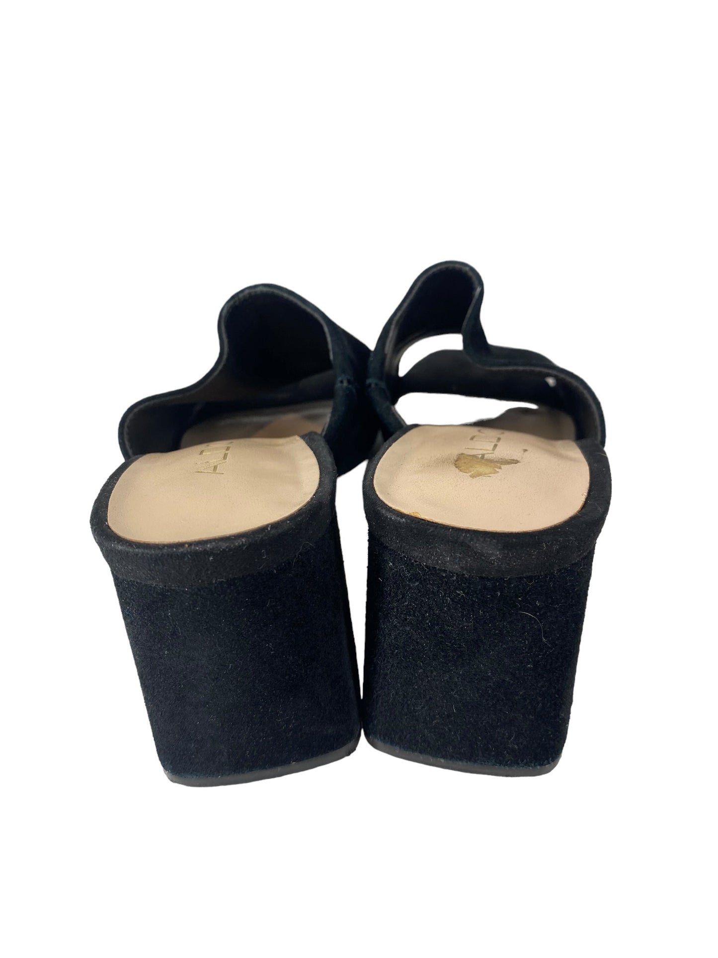 Black Sandals Heels Block Aldo, Size 6