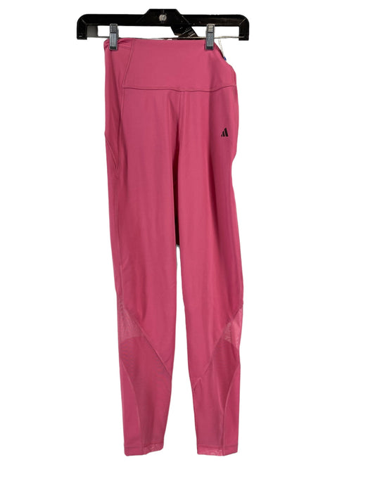Pink Athletic Leggings Adidas, Size S