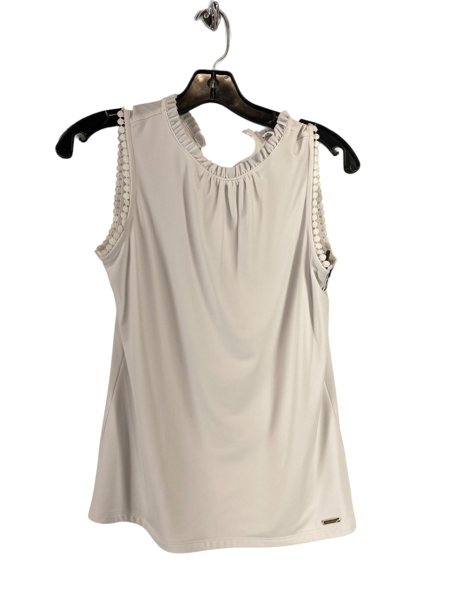 White Top Sleeveless Calvin Klein, Size Petite   S