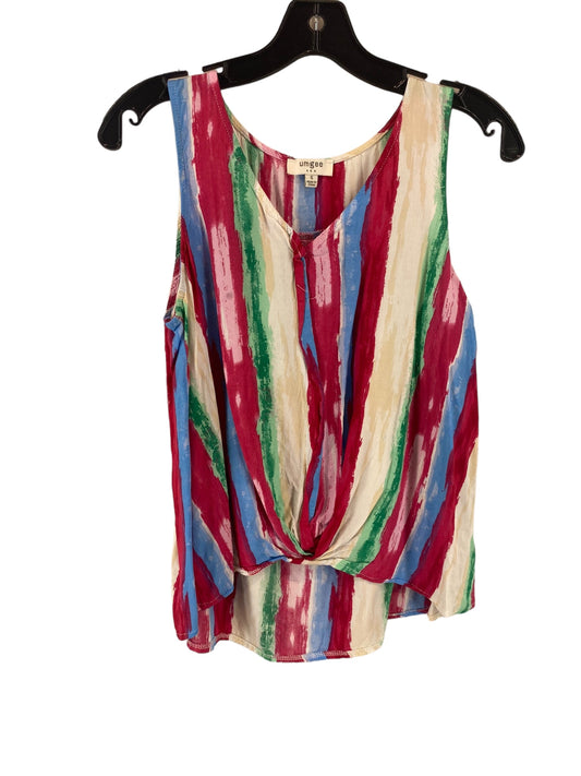 Multi-colored Top Sleeveless Umgee, Size S