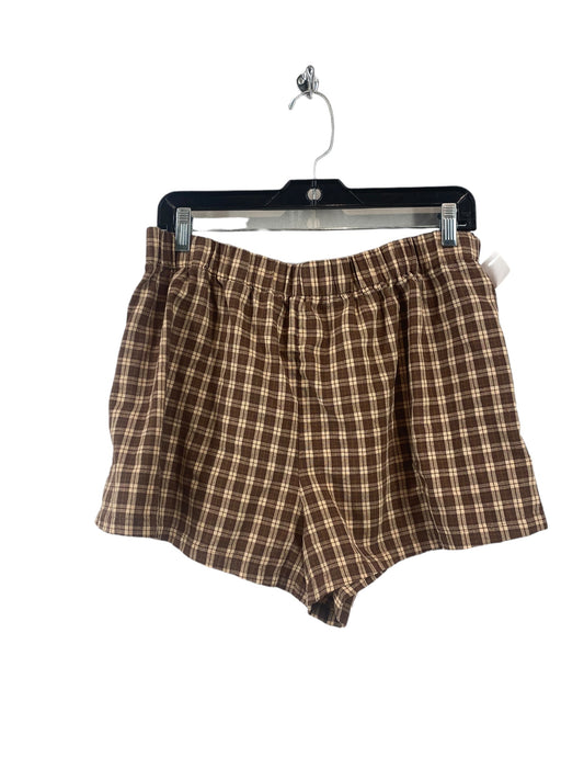 Brown Shorts Shein, Size 1x
