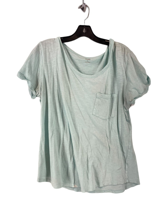 Aqua Top Short Sleeve Basic Ana, Size L