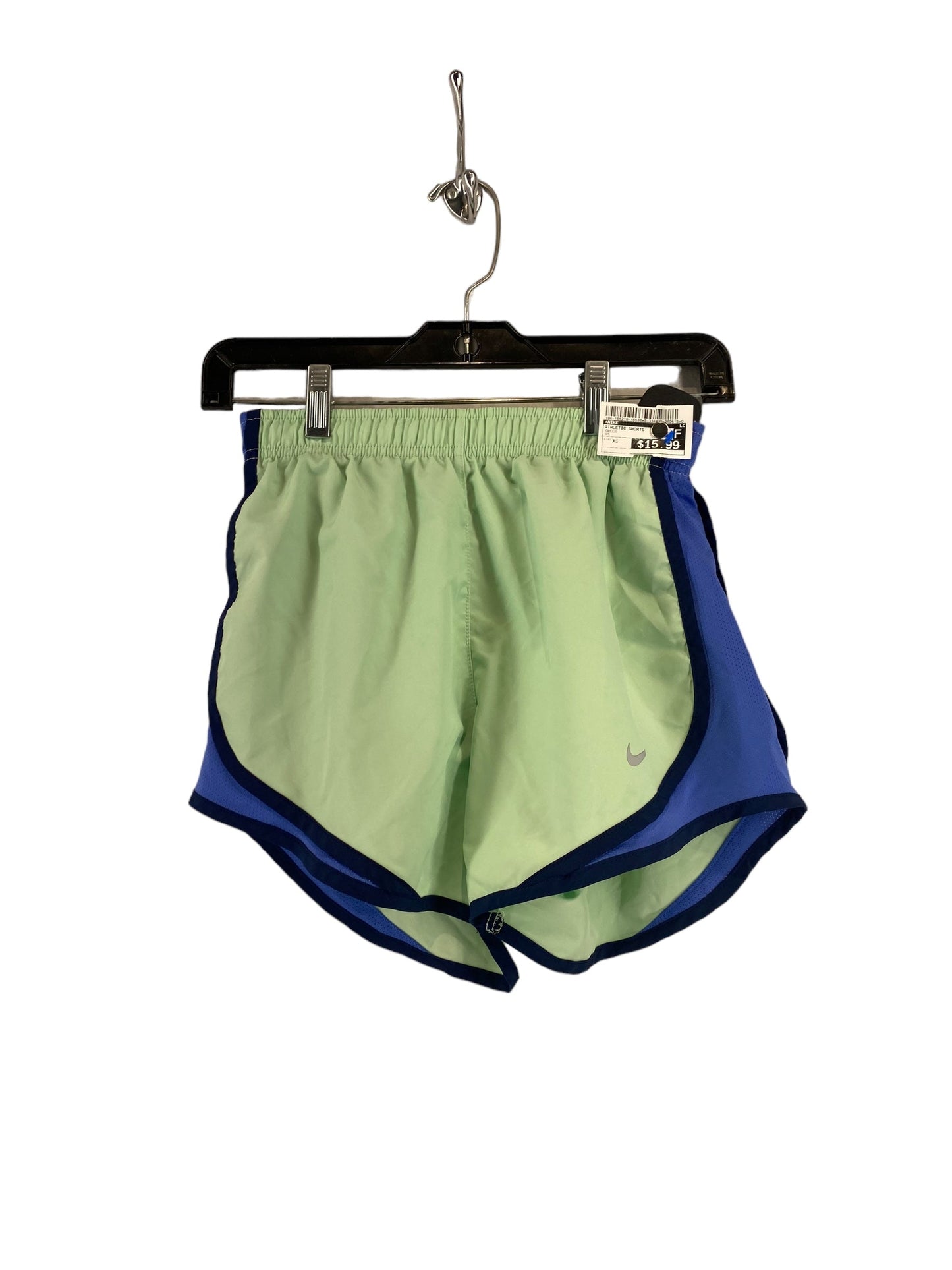 Green Athletic Shorts Nike, Size Xs