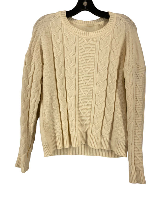 Cream Sweater Cyrus Knits, Size S