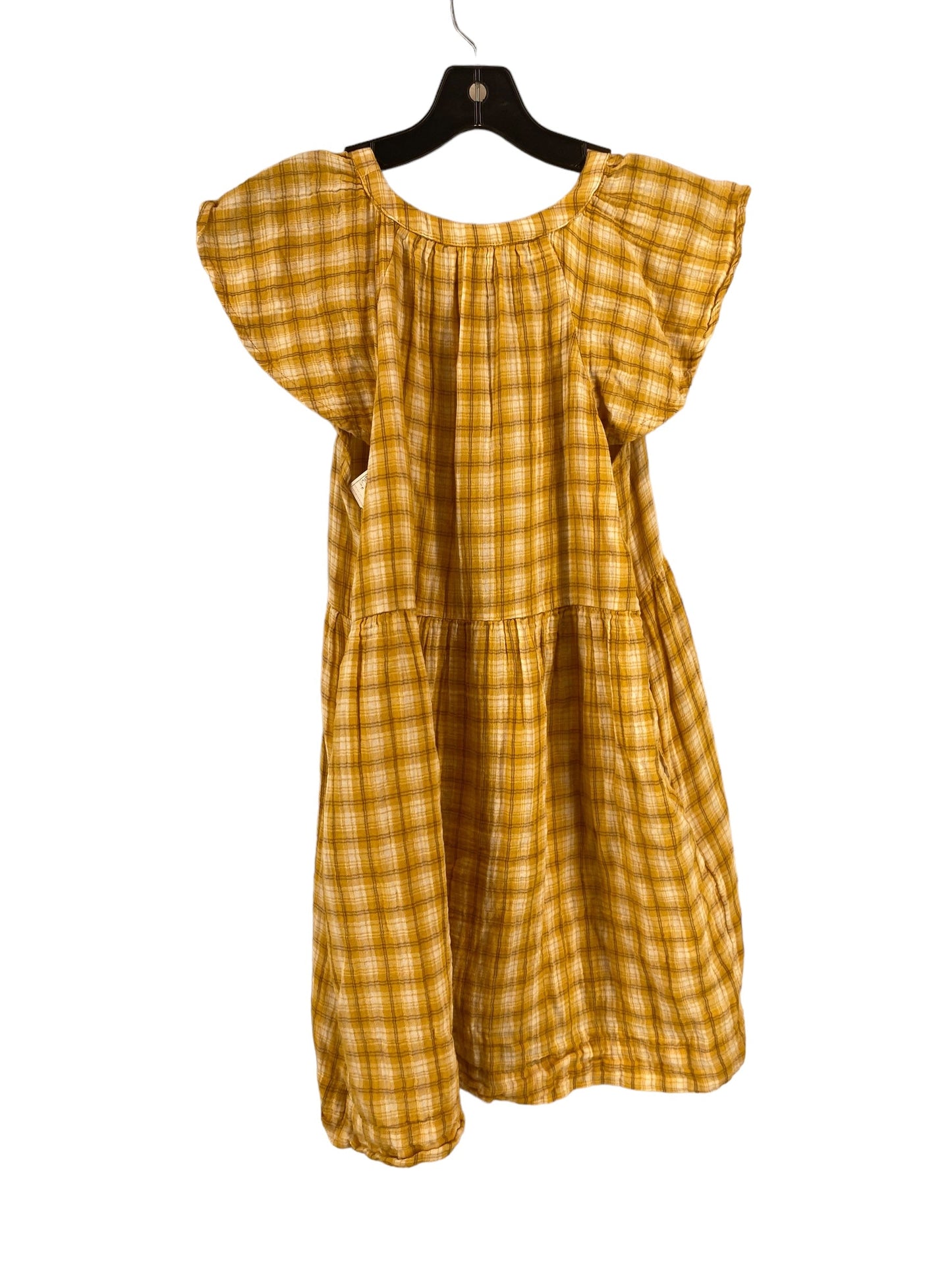 Yellow Dress Casual Short Old Navy, Size M