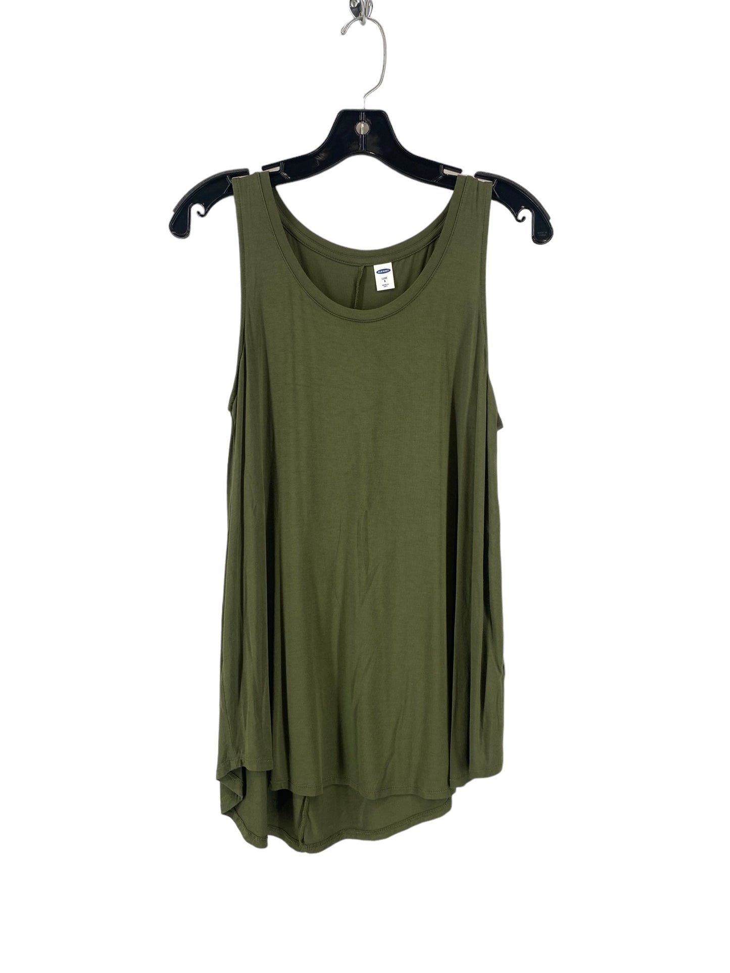 Green Top Sleeveless Basic Old Navy, Size S