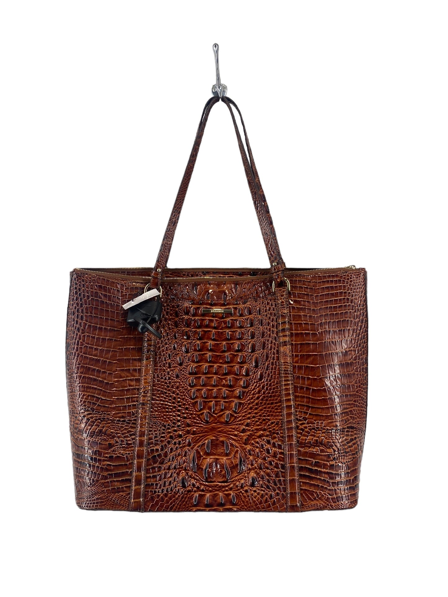 Handbag Leather Brahmin, Size Large