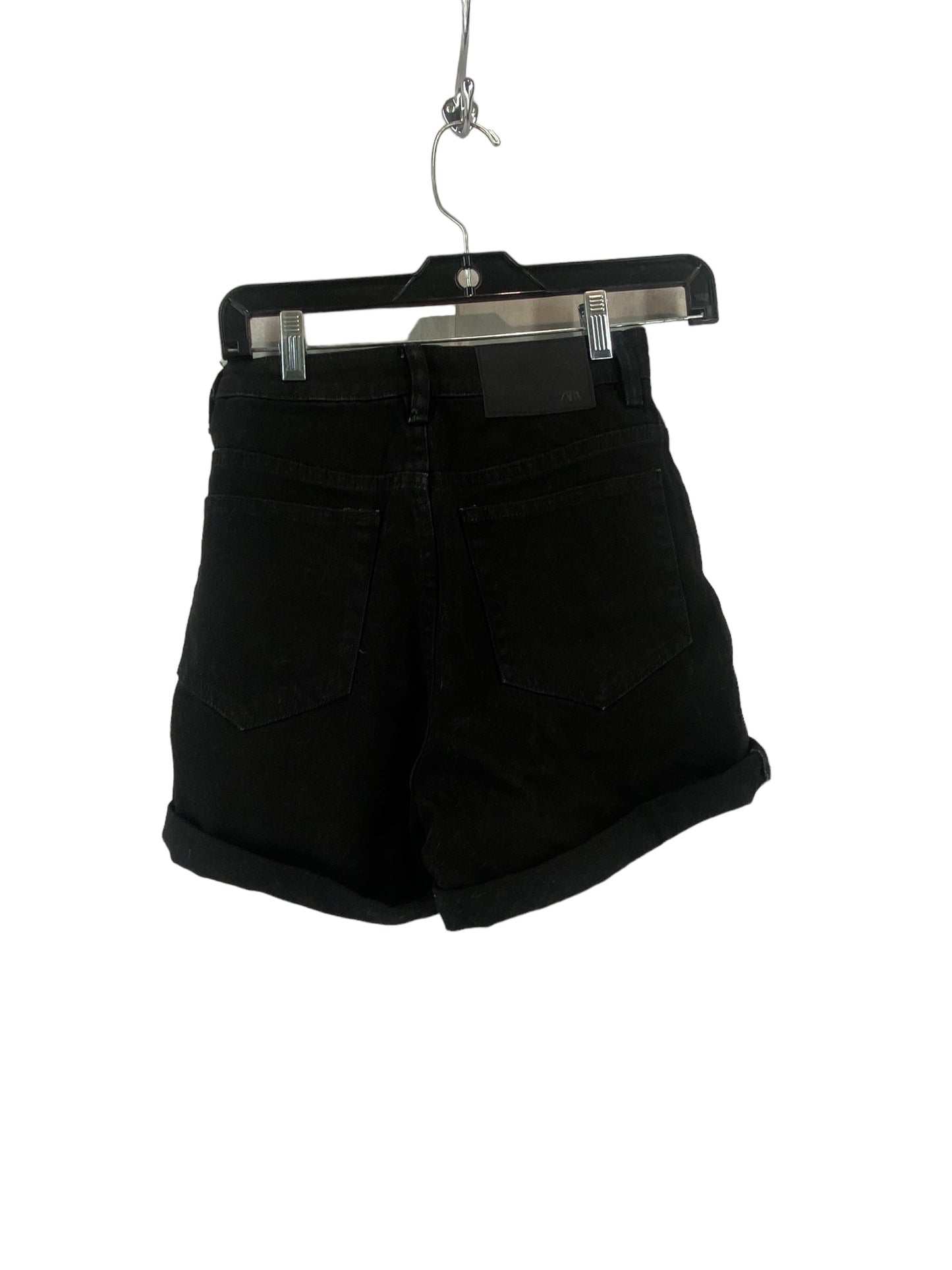 Black Denim Shorts Zara, Size 00