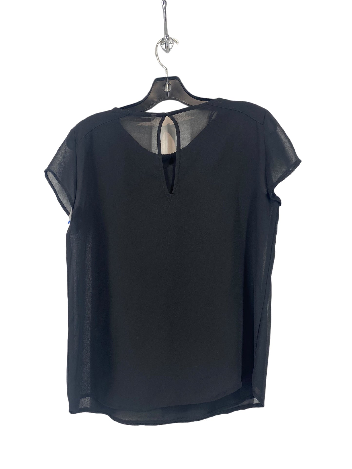 Black Top Short Sleeve Zara, Size M