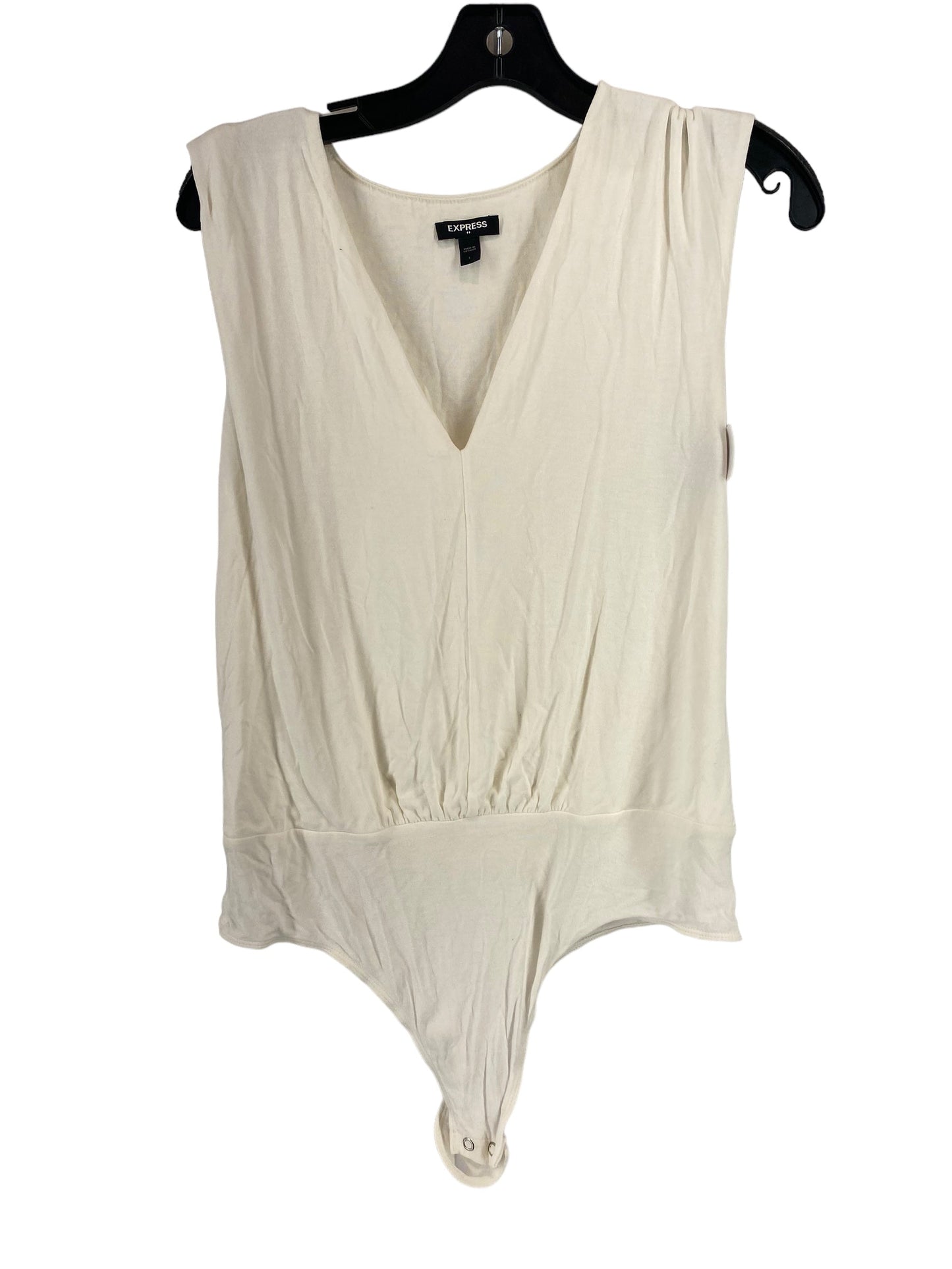 Cream Bodysuit Express, Size L