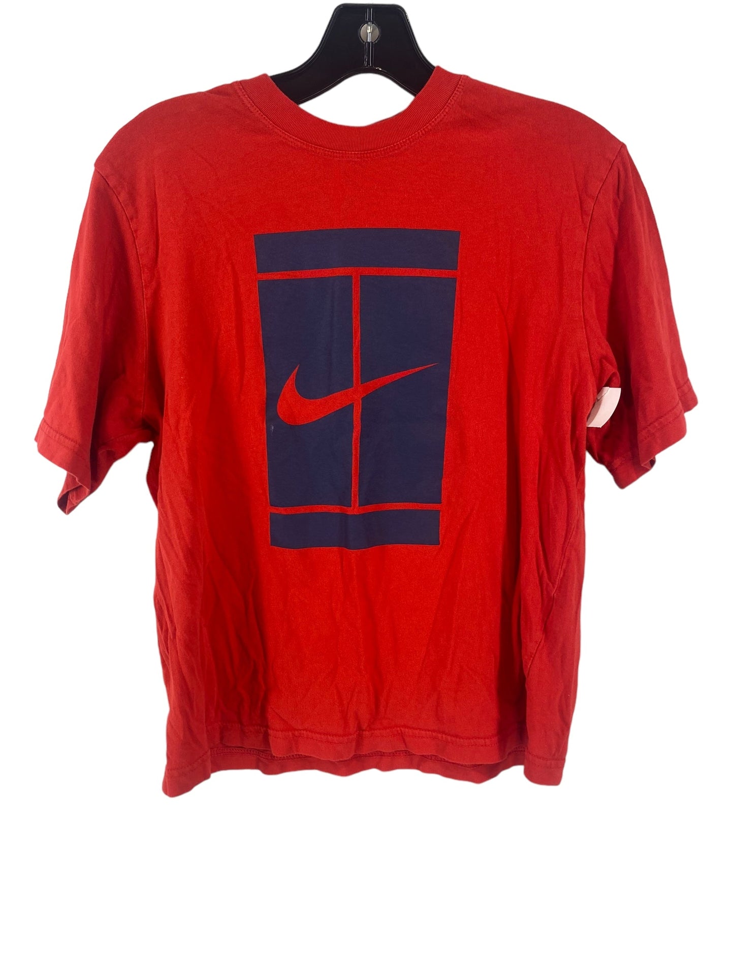Red Athletic Top Short Sleeve Nike, Size Xs