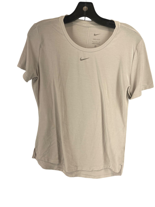 White Athletic Top Short Sleeve Nike, Size S