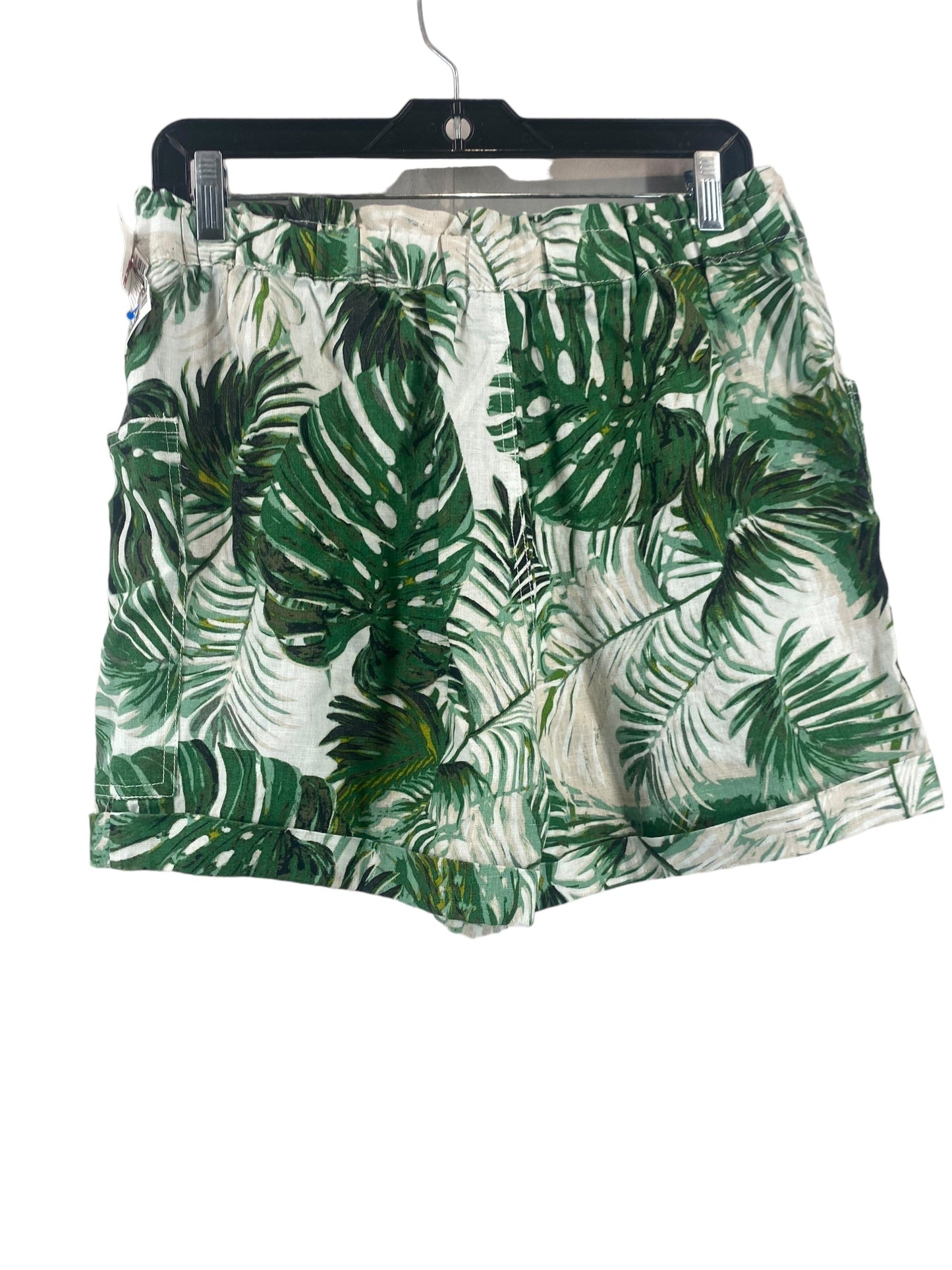 Tropical Print Shorts Tahari By Arthur Levine, Size L
