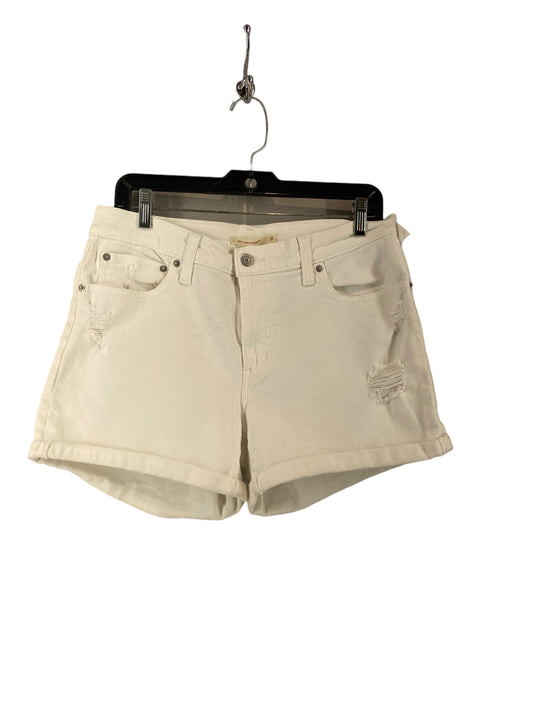 White Denim Shorts Levis, Size 31