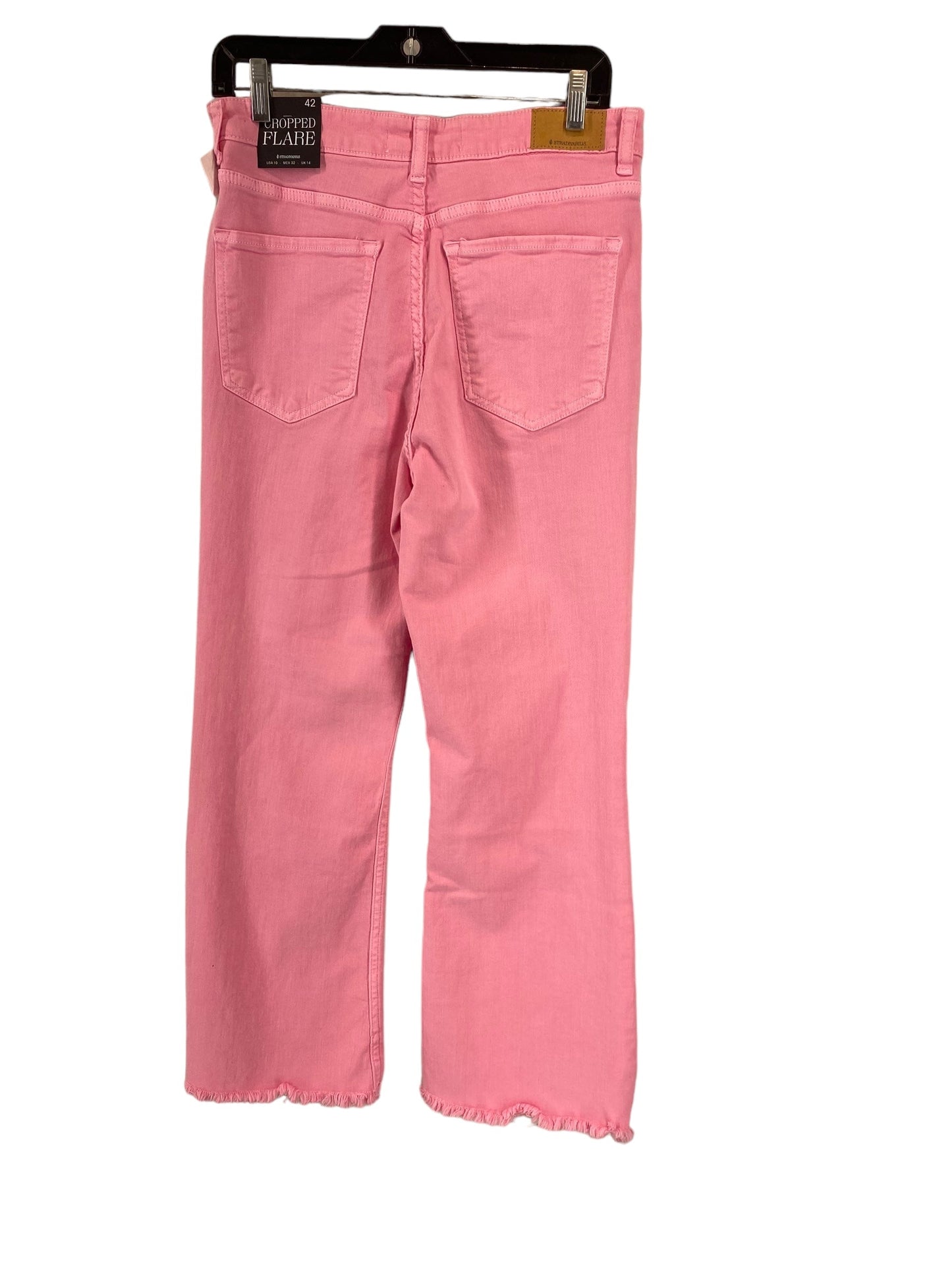 Pink Denim Jeans Cropped Clothes Mentor, Size 10