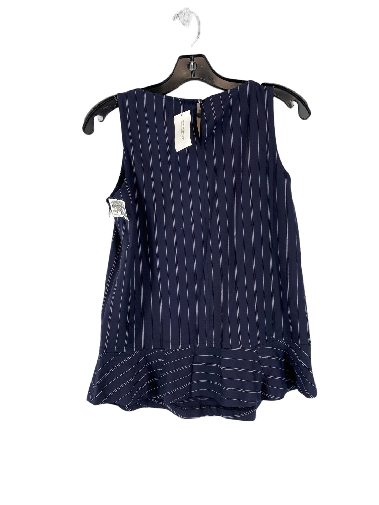 Navy Top Sleeveless Banana Republic, Size 2