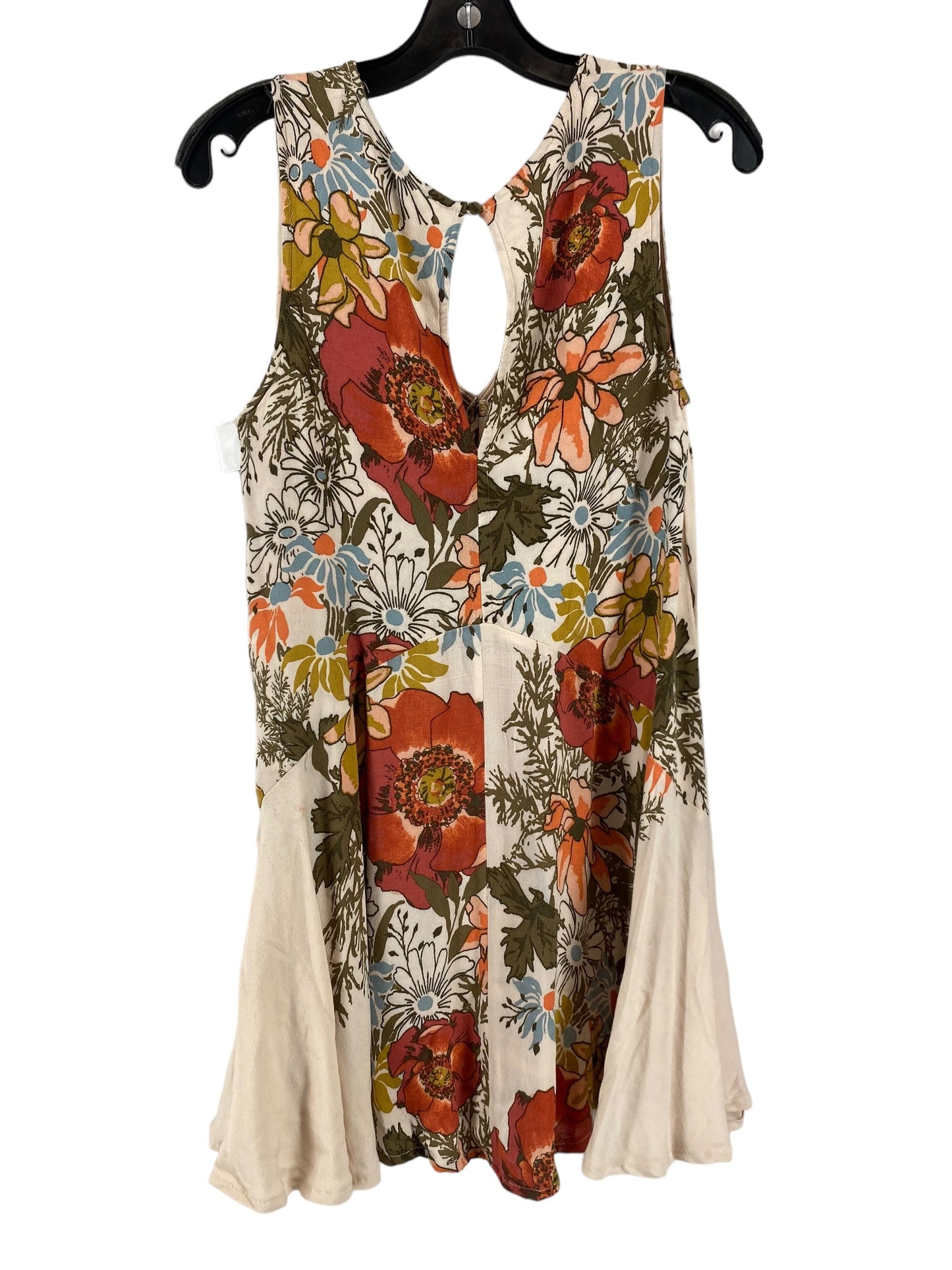 Floral Print Dress Casual Short Free People, Size M