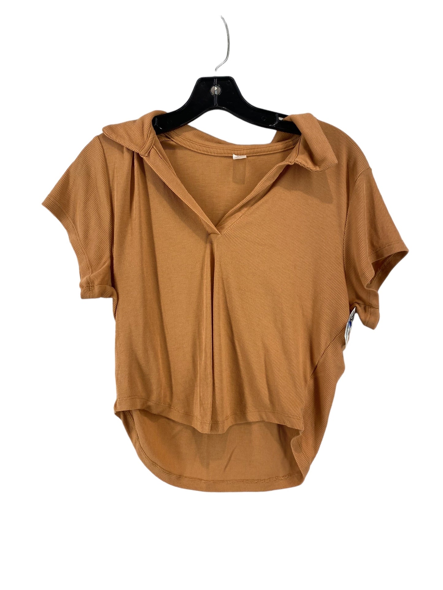 Tan Athletic Top Short Sleeve Old Navy, Size L