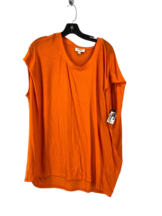 Orange Top Short Sleeve Umgee, Size L