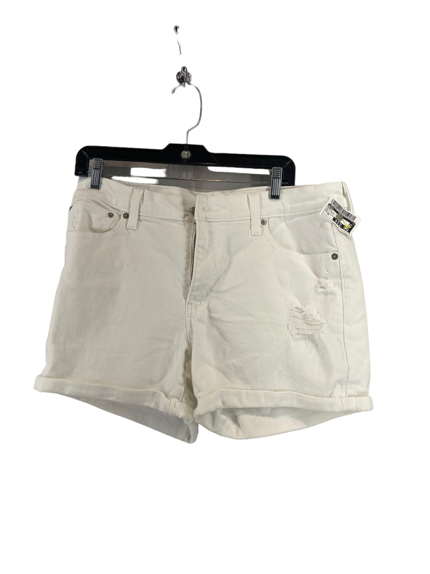 White Denim Shorts Levis, Size 32