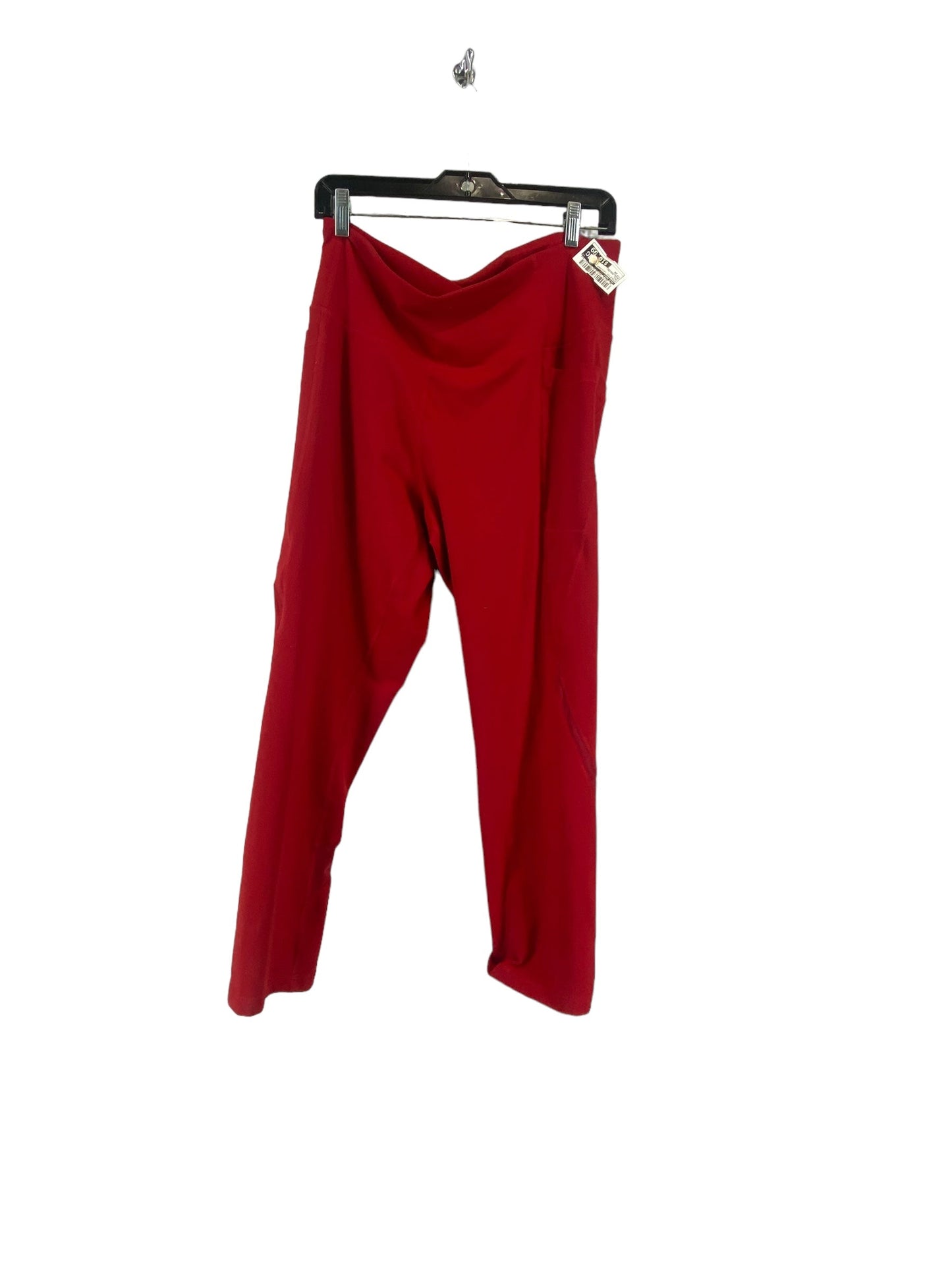 Red Athletic Leggings Old Navy, Size 2x