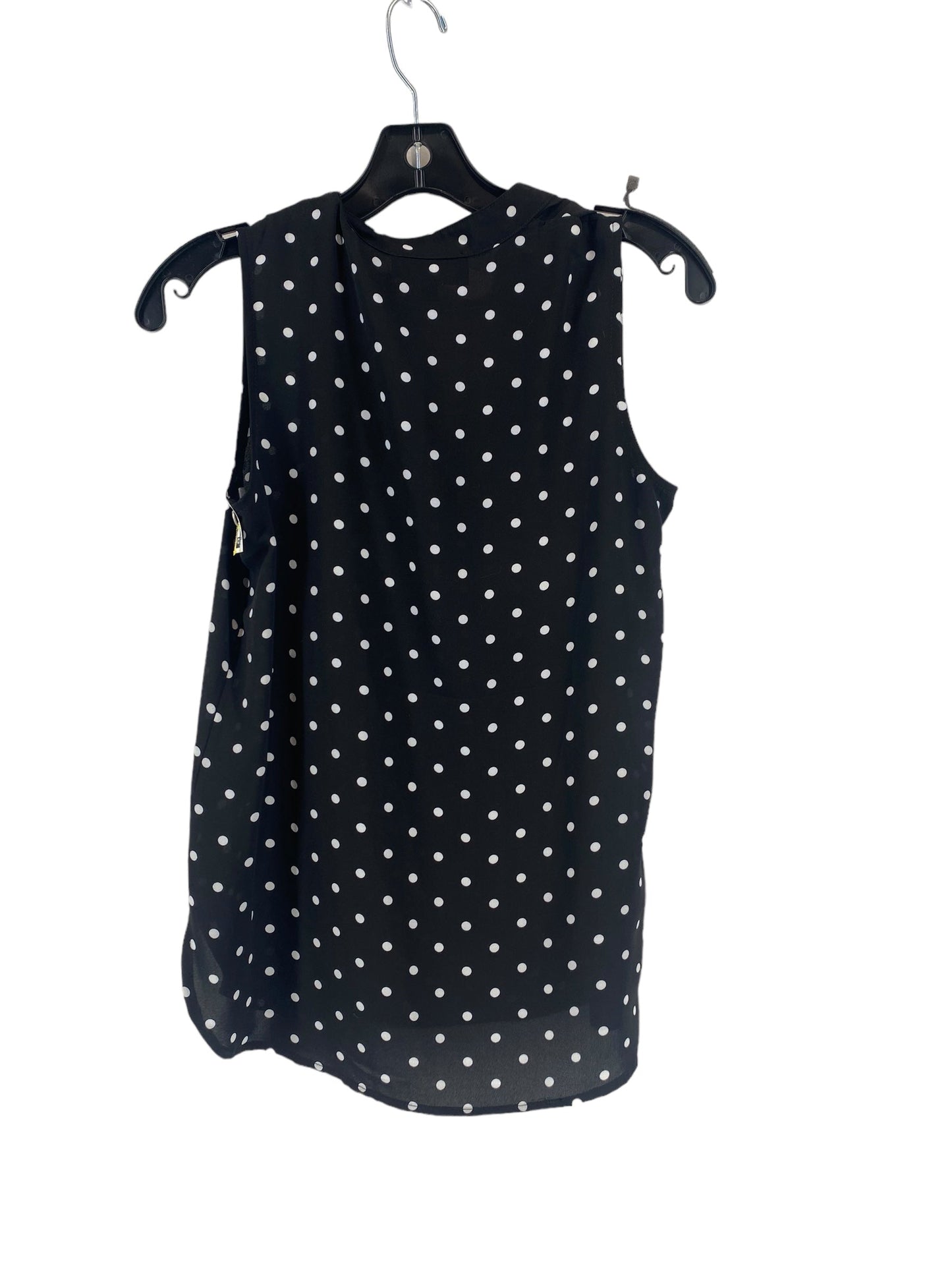 Polkadot Pattern Top Sleeveless Premise, Size Xs