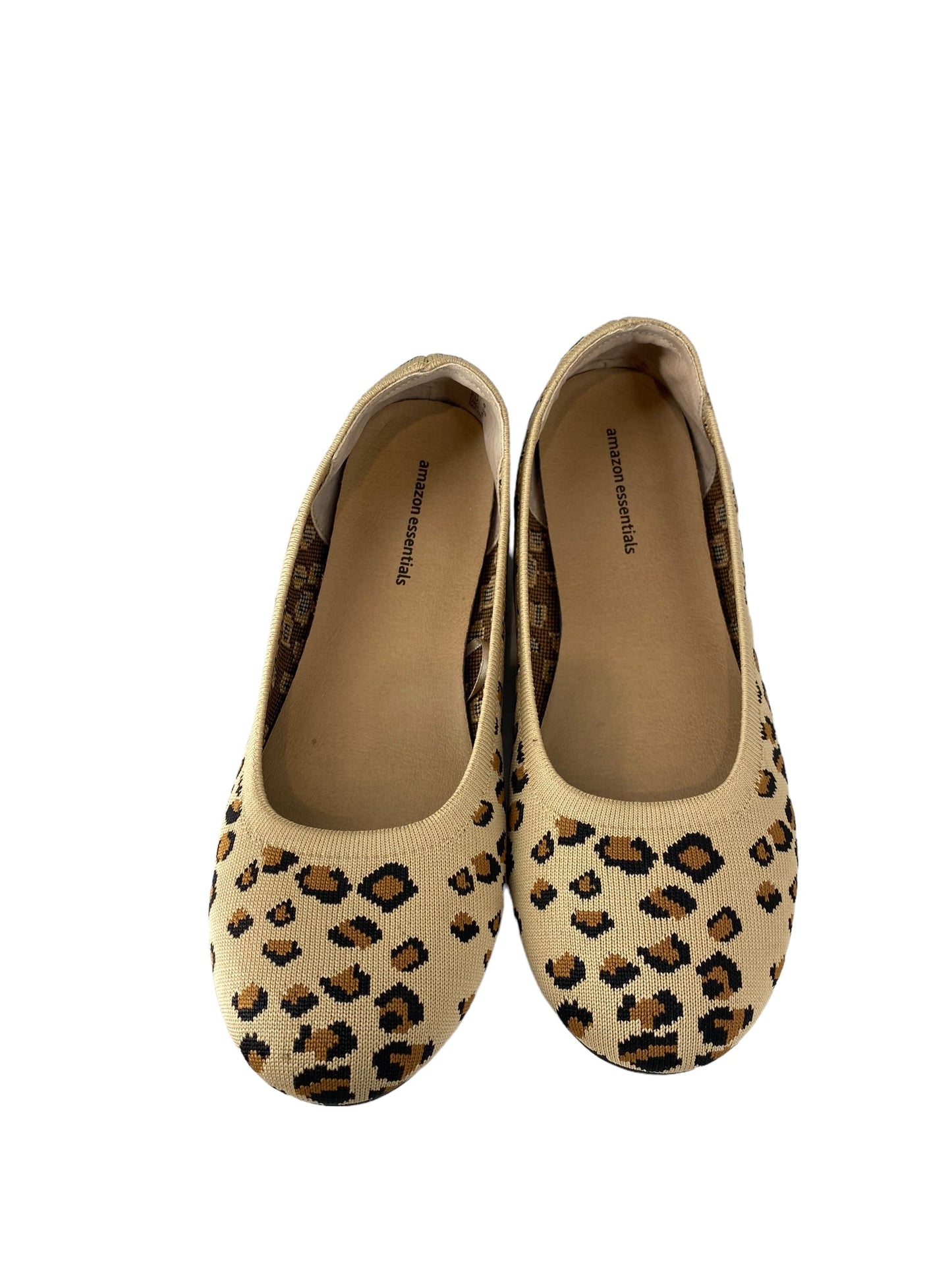 Animal Print Shoes Flats Amazon Essentials, Size 8