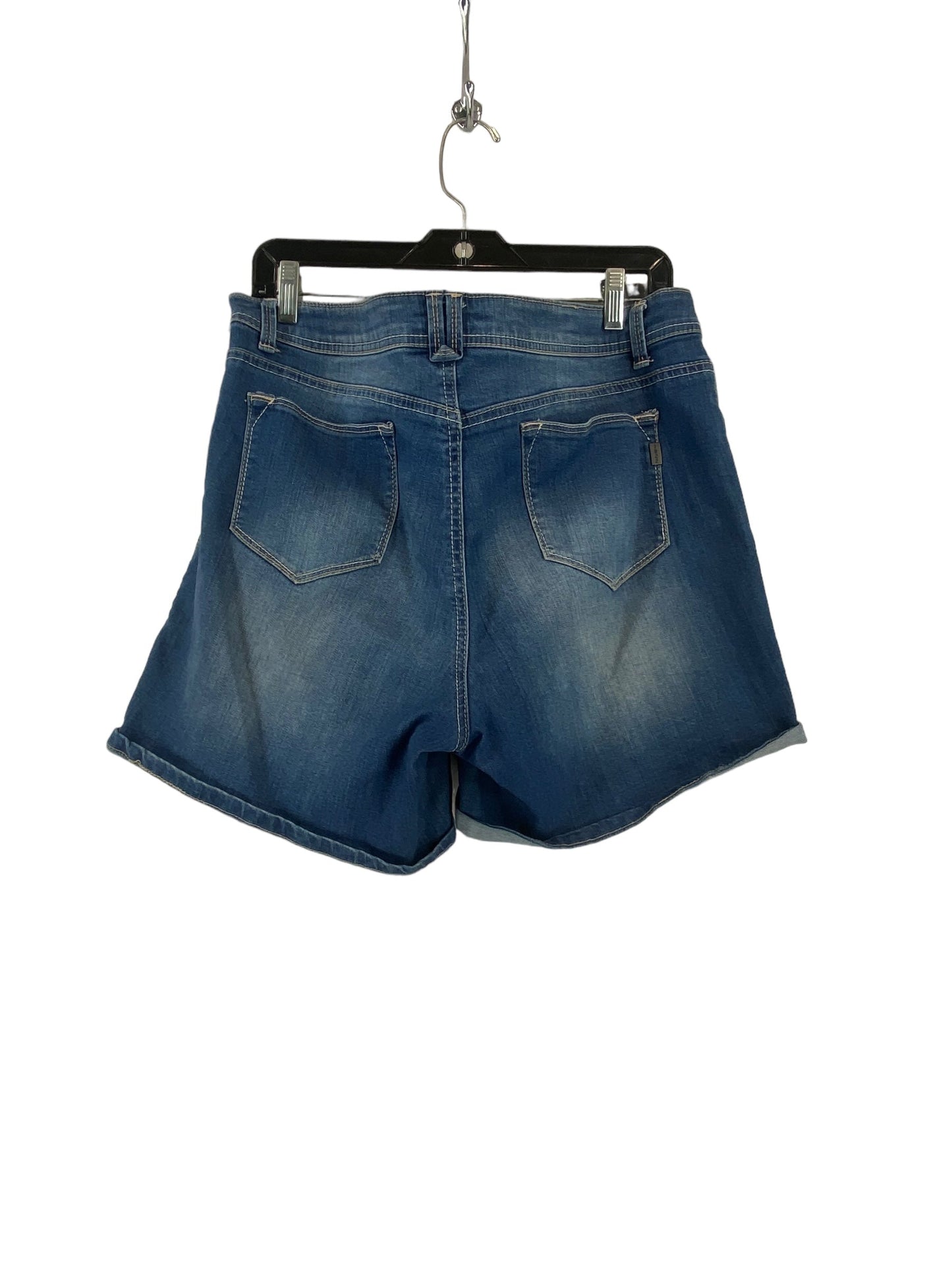 Blue Denim Shorts 1822 Denim, Size 16
