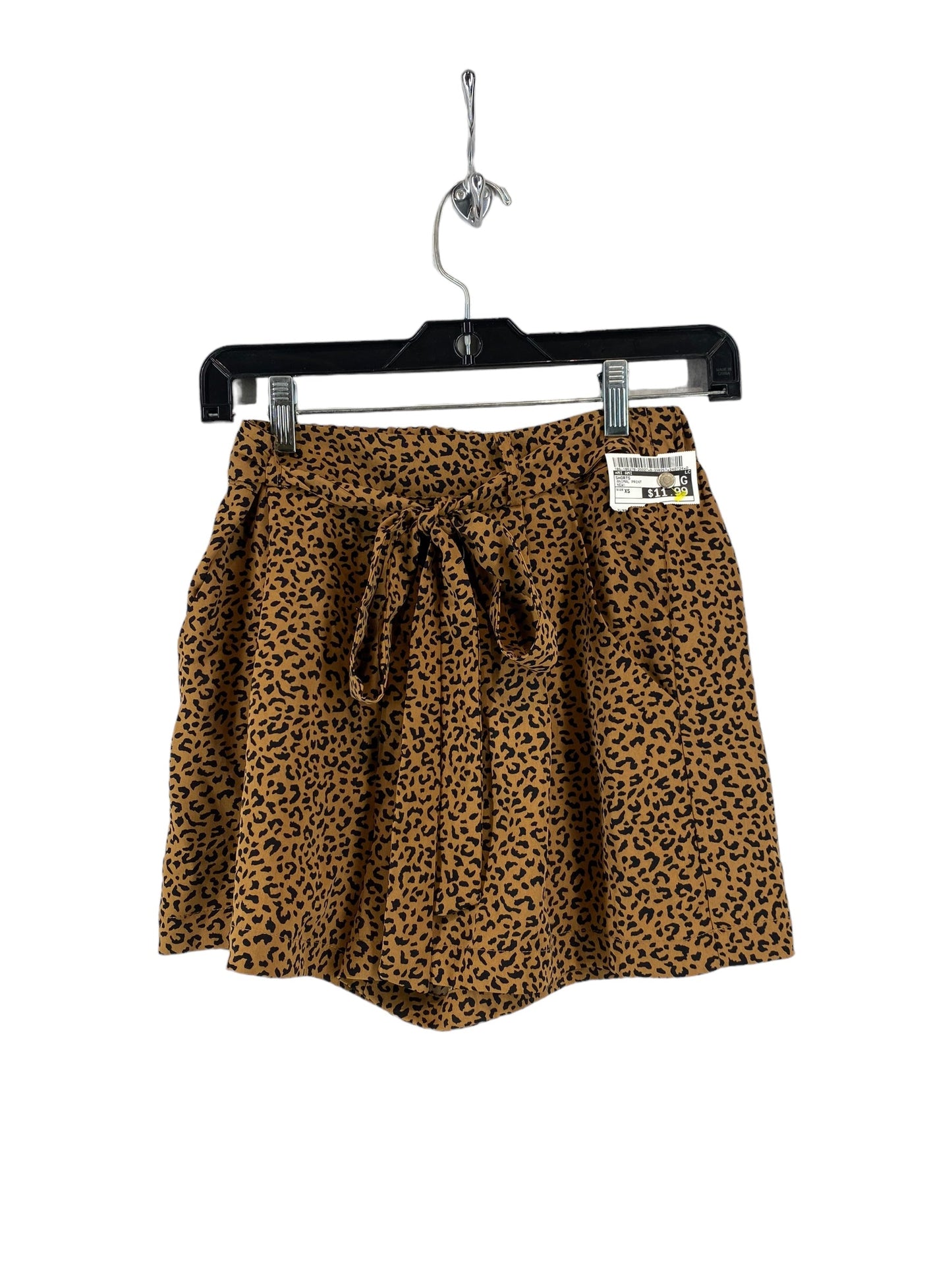 Animal Print Shorts Mi Ami, Size Xs