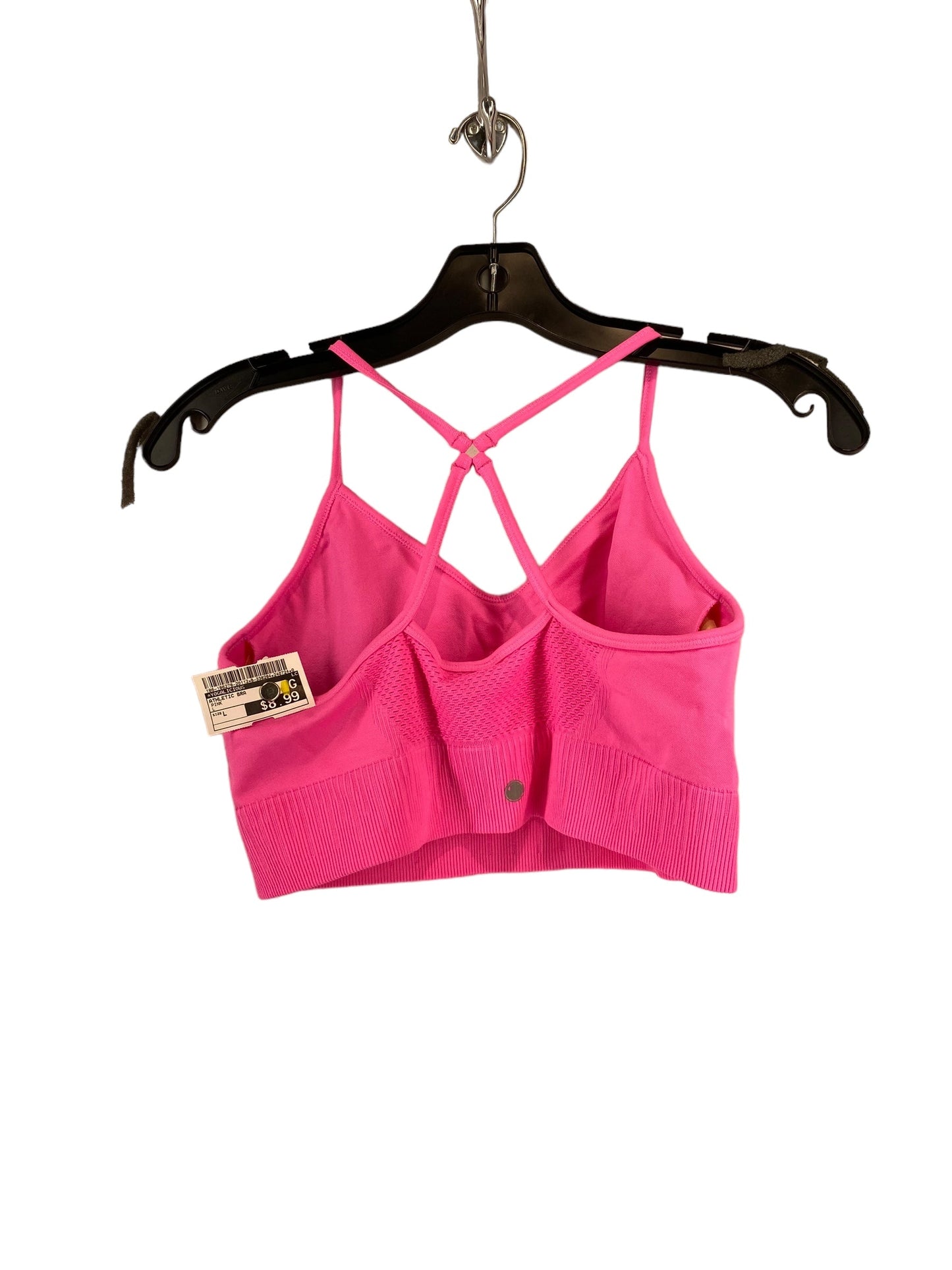 Pink Athletic Bra Yogalicious, Size L