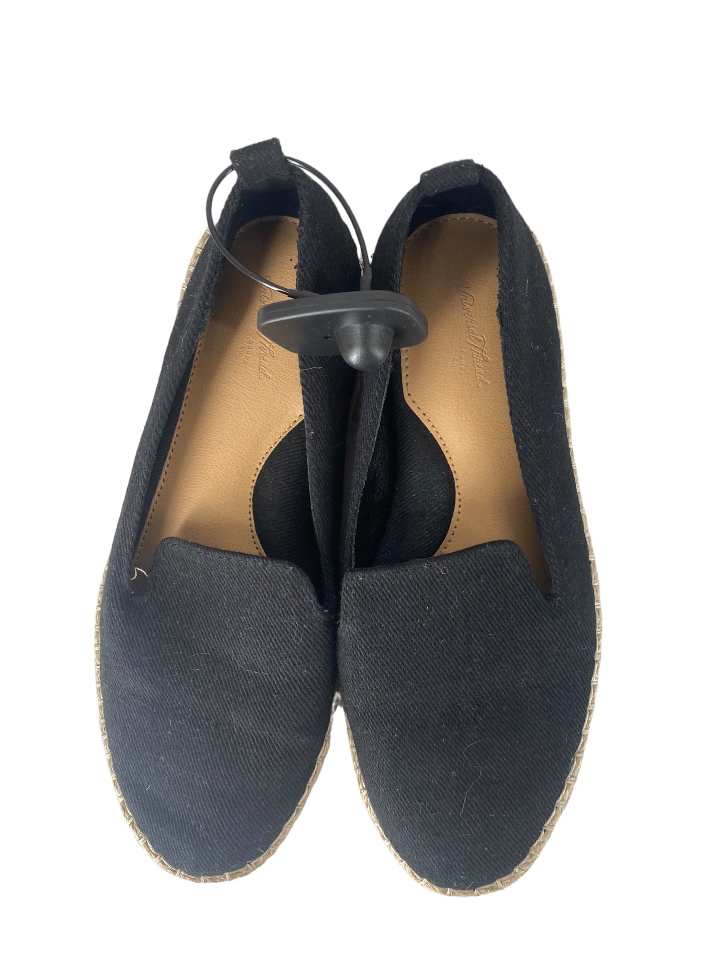 Black Shoes Flats Universal Thread, Size 7