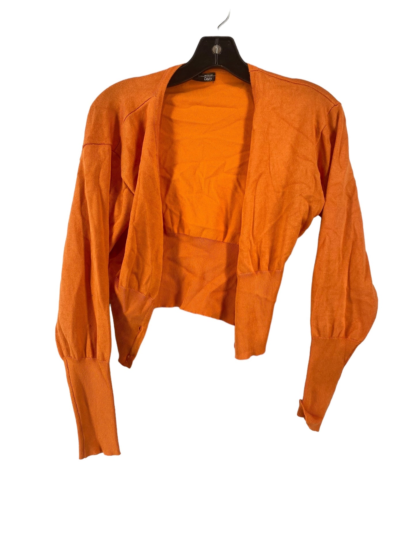 Orange Cardigan Clothes Mentor, Size Xl