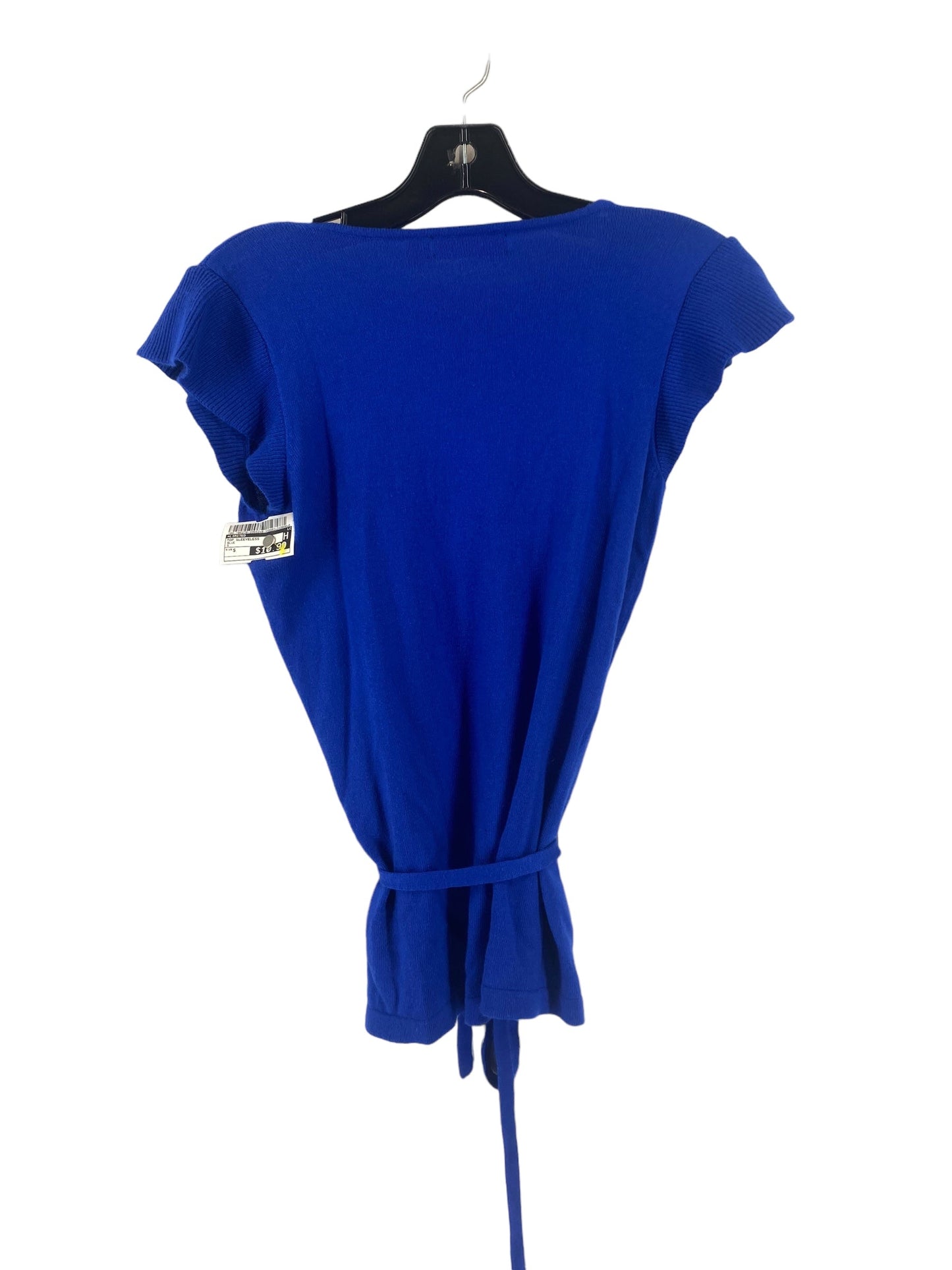 Top Sleeveless By Limited In Blue, Size: S