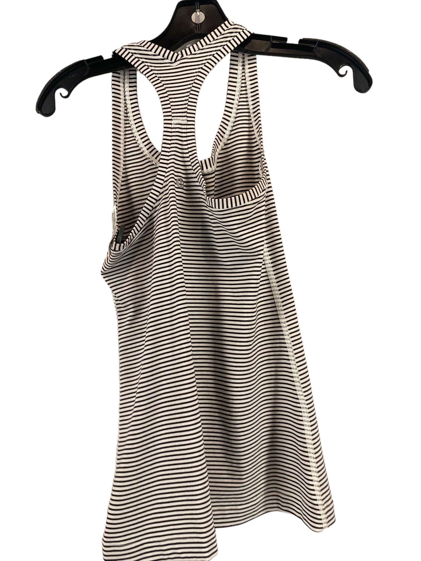 Athletic Tank Top By Lululemon In Striped Pattern, Size: M