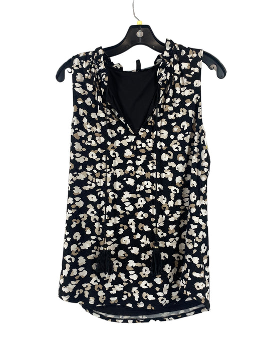 Blouse Sleeveless By White House Black Market In Animal Print, Size: M