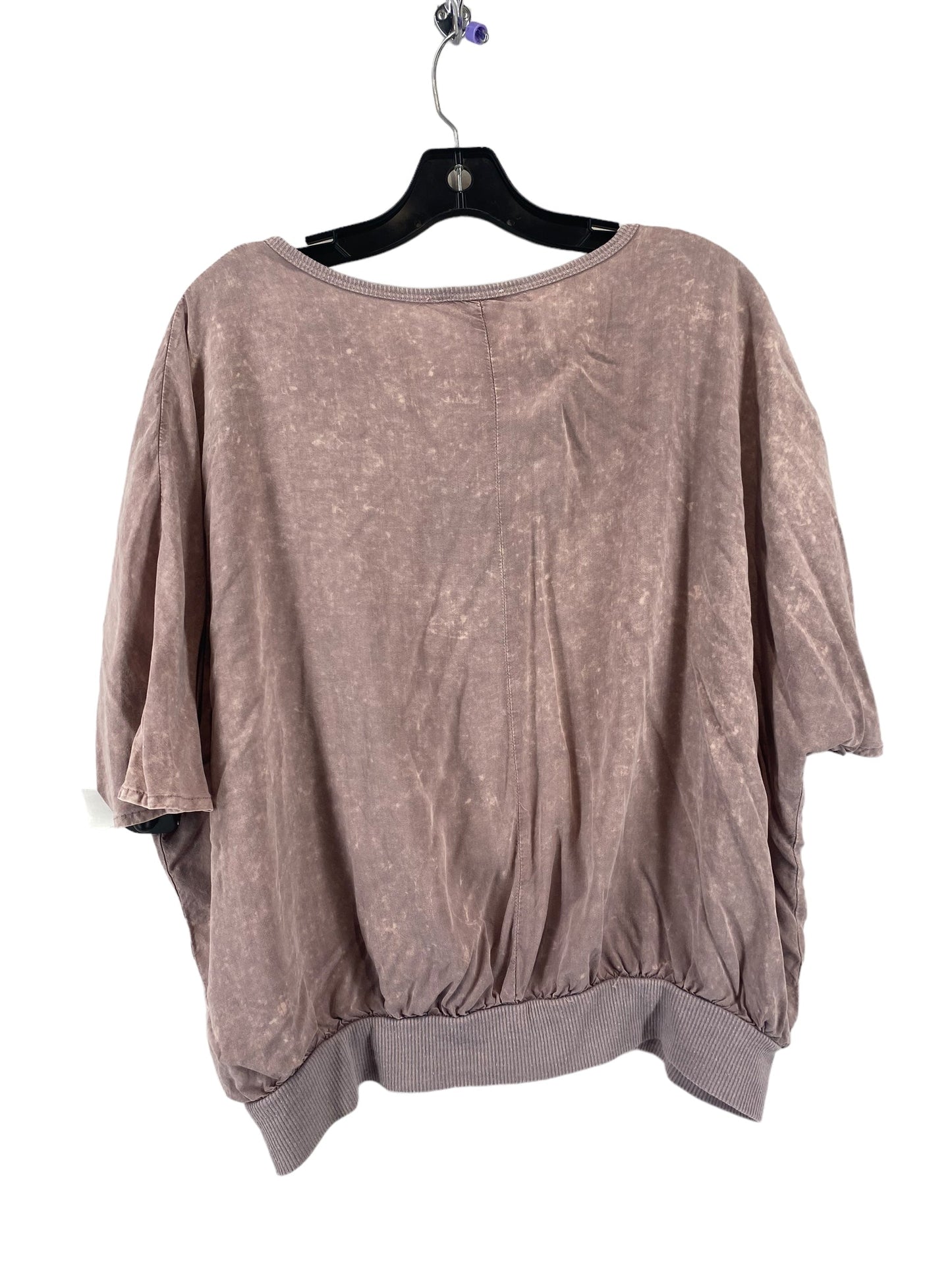 Top Short Sleeve By Umgee In Mauve, Size: S