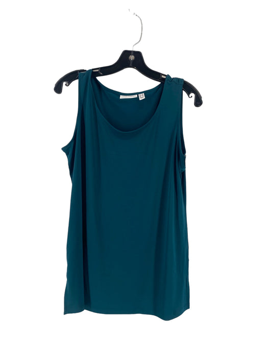 Top Sleeveless By Susan Graver In Green, Size: Petite  M