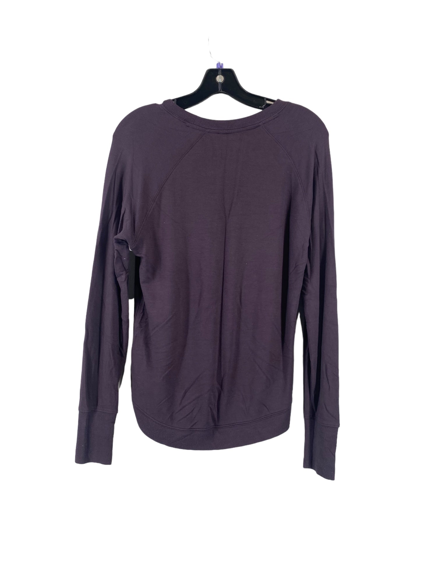 Athletic Top Long Sleeve Crewneck By Athleta In Purple, Size: Xs