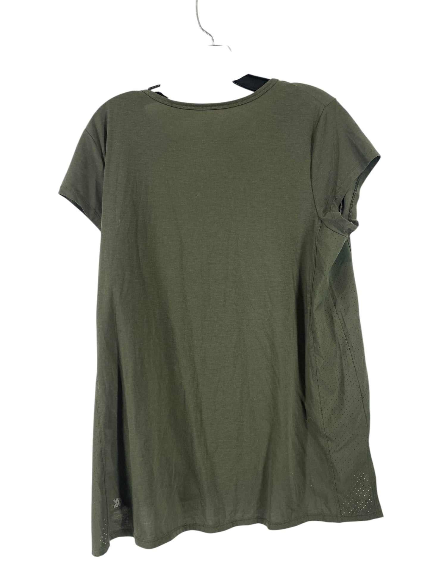 Top Short Sleeve By All In Motion In Green, Size: L