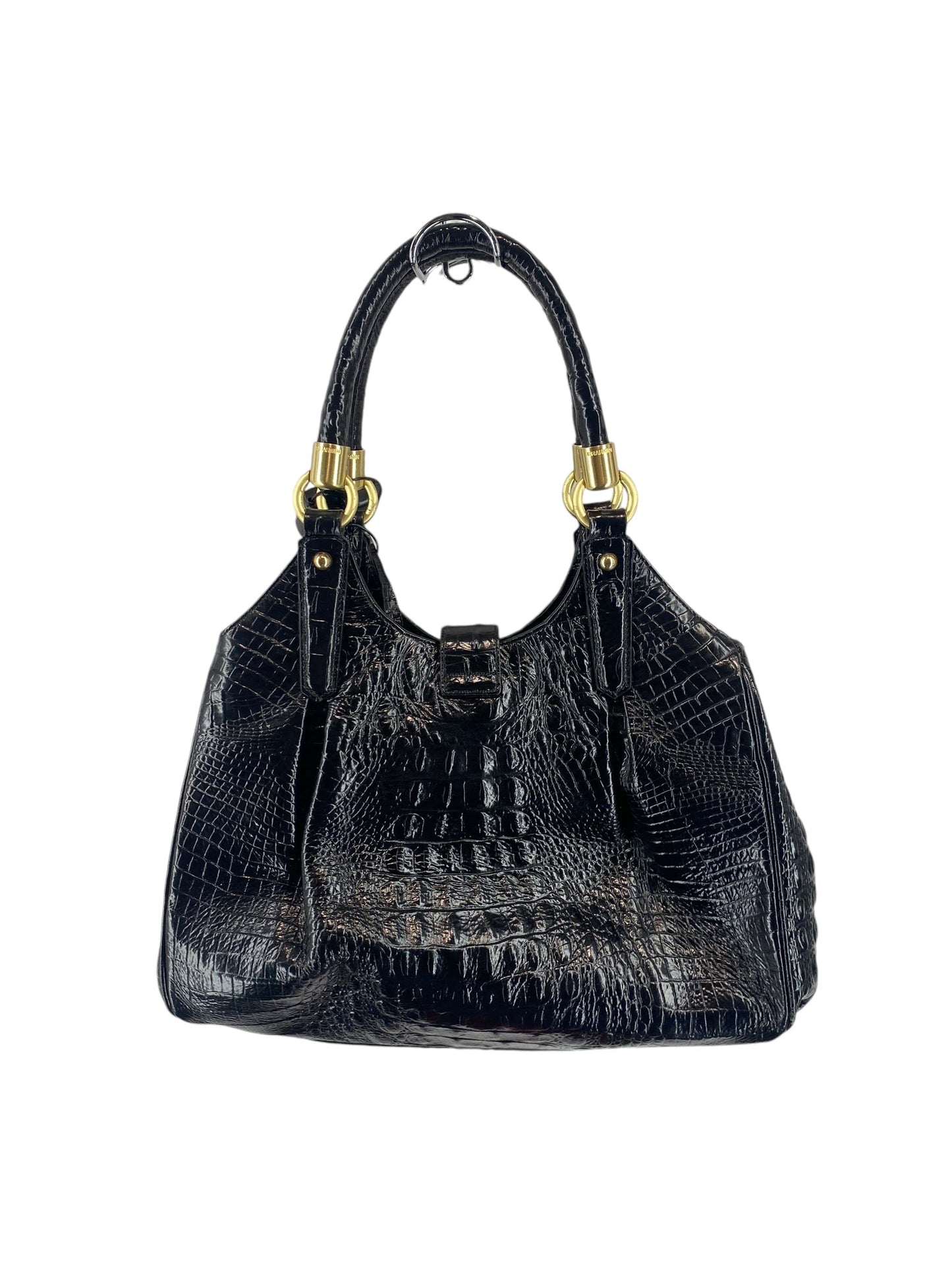 Handbag Leather By Brahmin, Size: Large