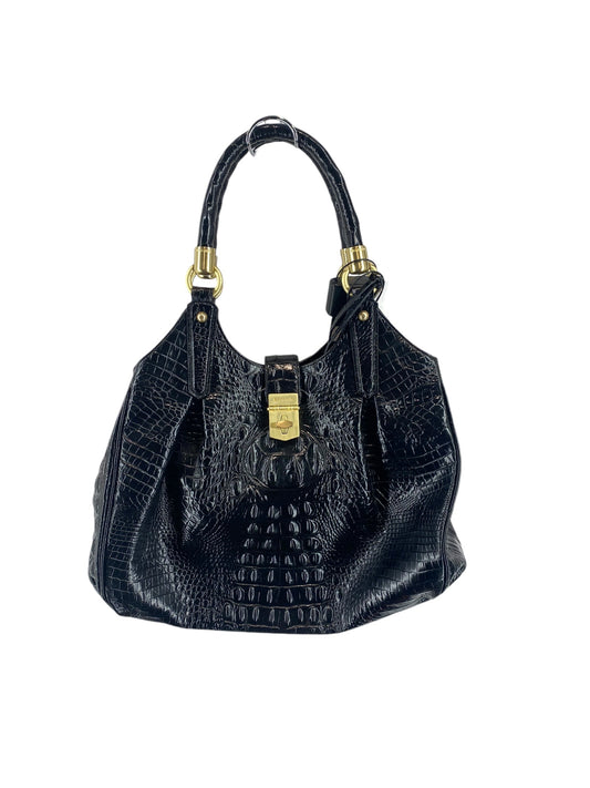 Handbag Leather By Brahmin, Size: Large