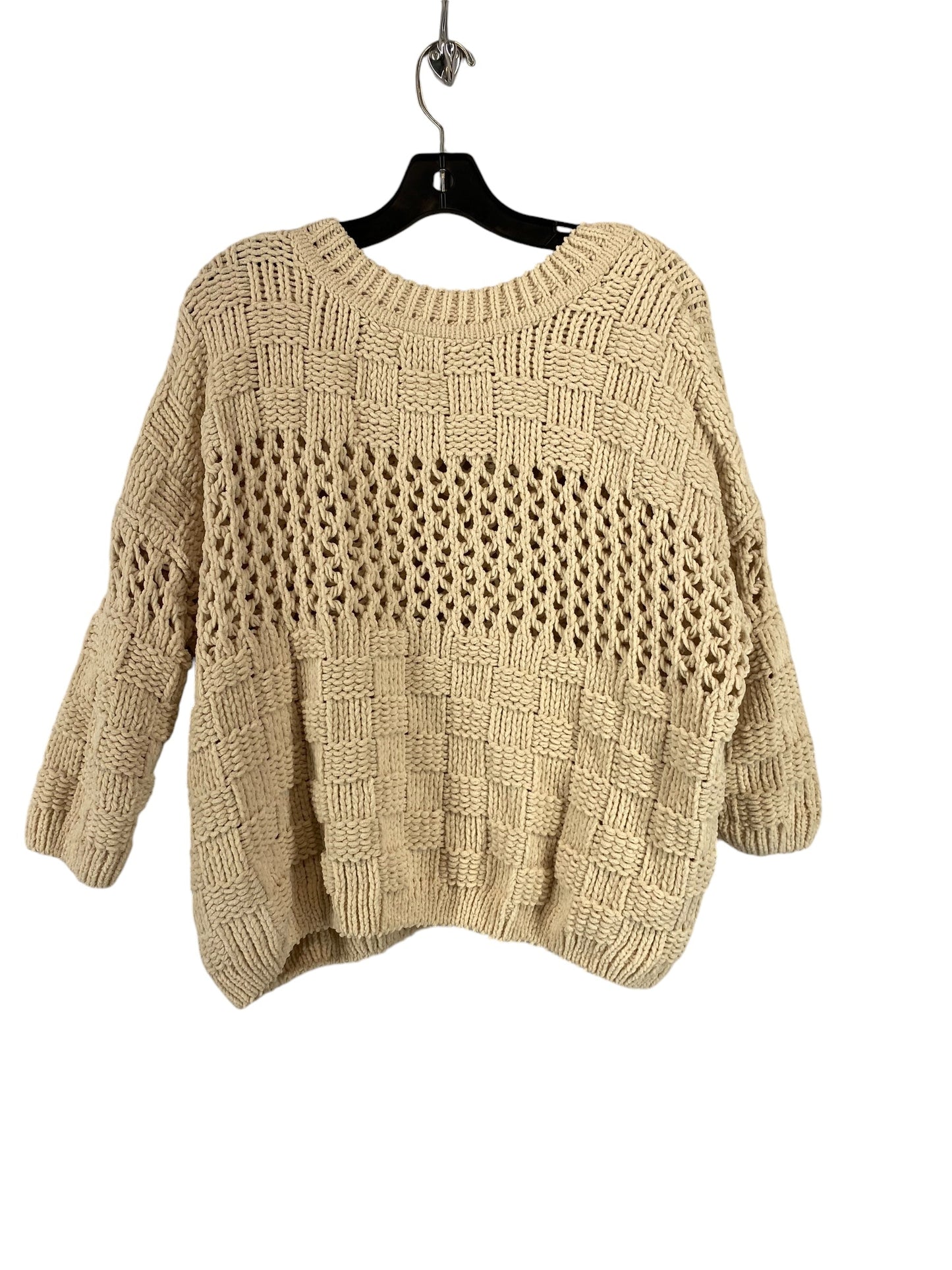 Sweater By Moth In Cream, Size: M