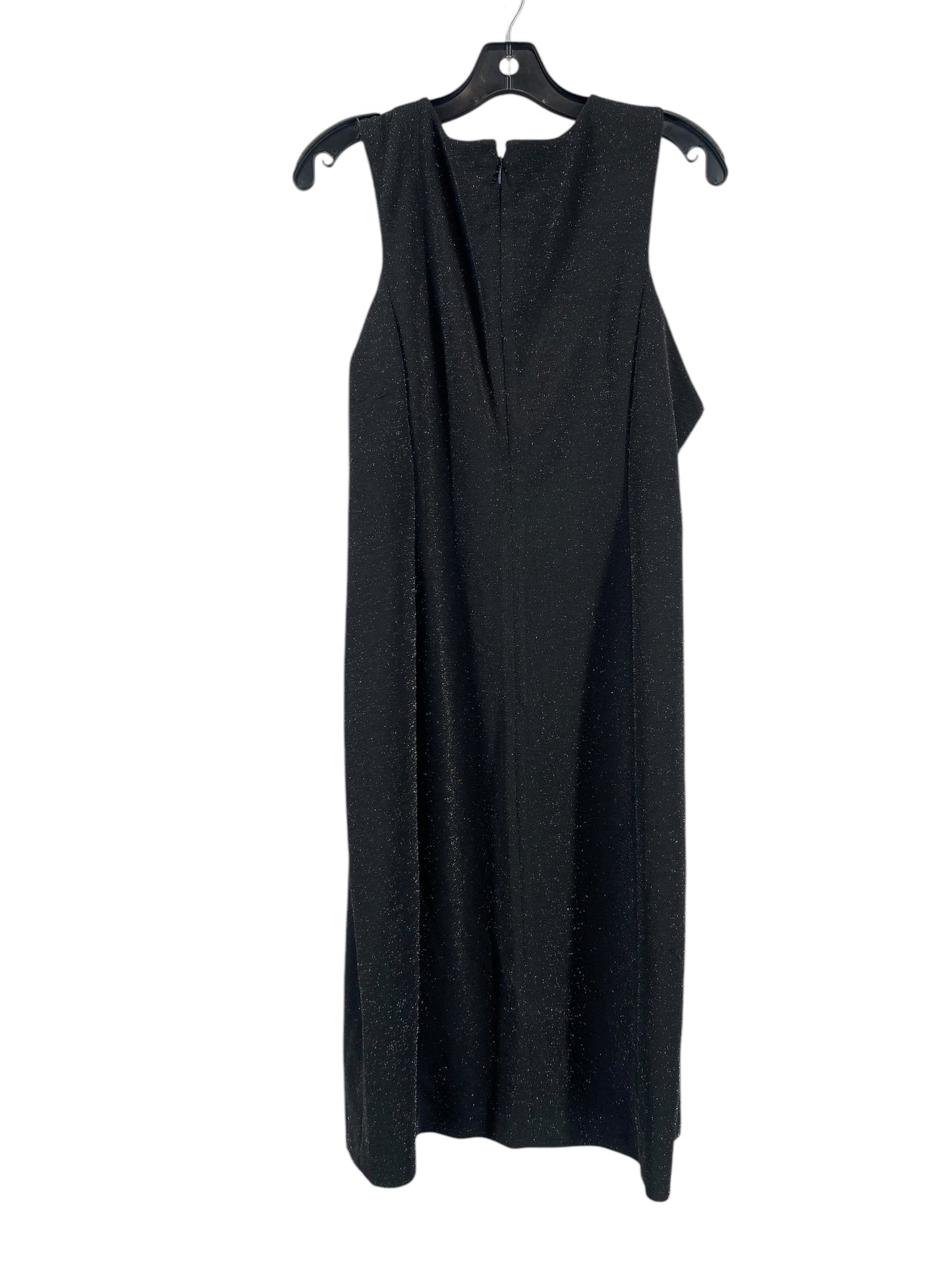 Dress Party Midi By Calvin Klein In Black, Size: 16