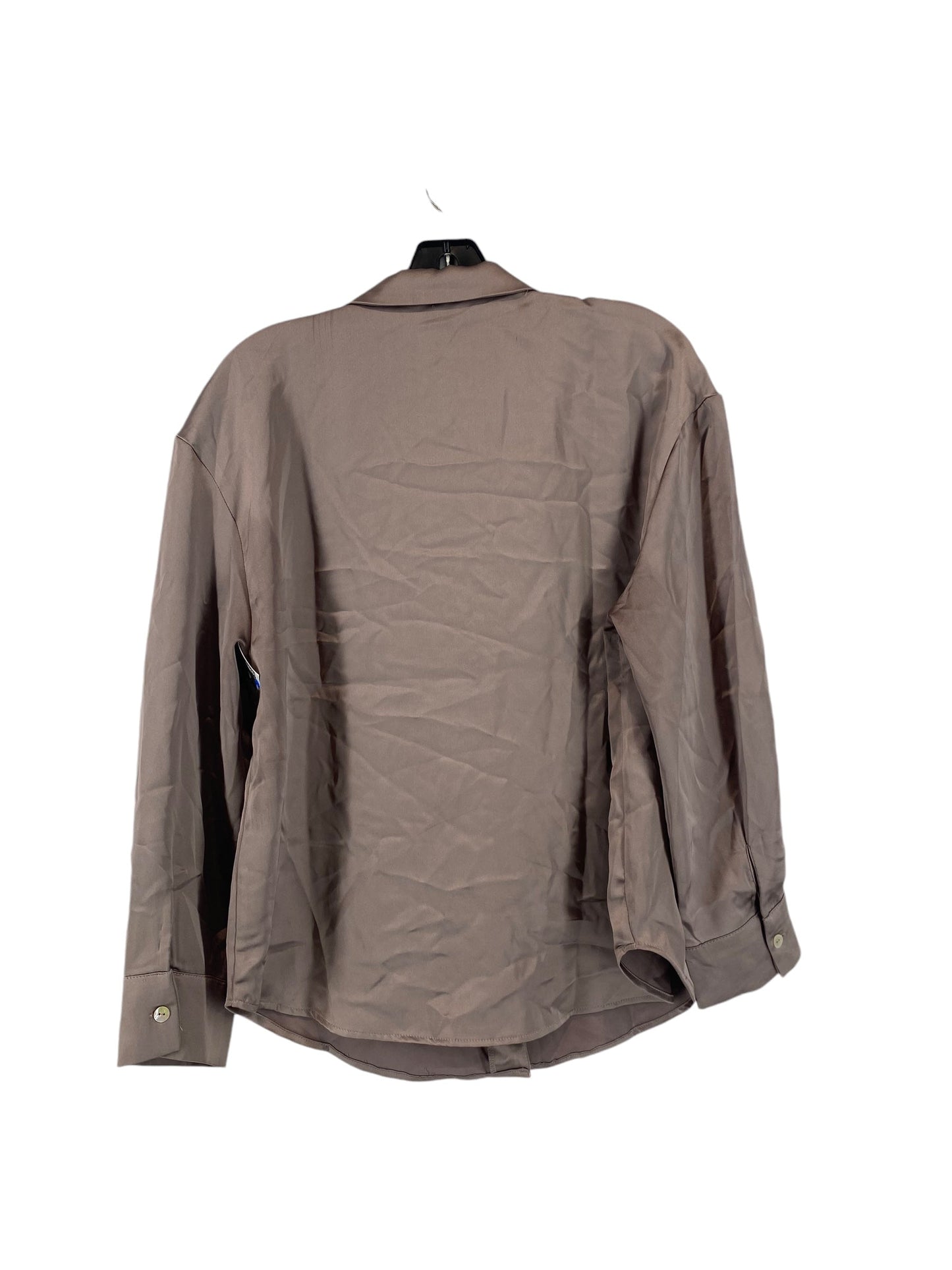 Top Long Sleeve By Rachel Zoe In Taupe, Size: M