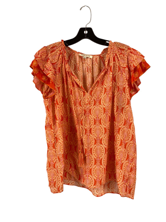 Top Sleeveless By Rose And Olive In Orange, Size: M