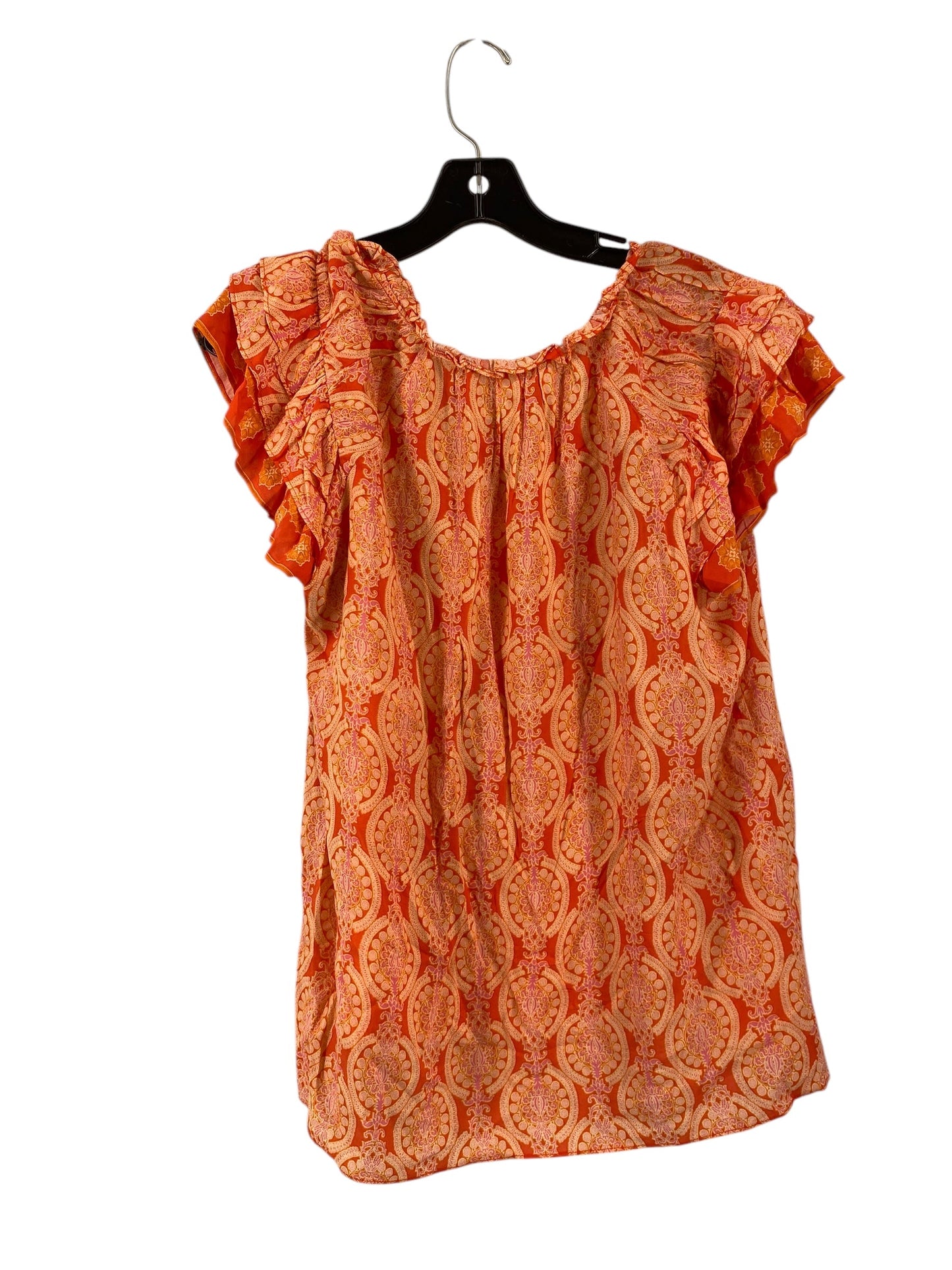 Top Sleeveless By Rose And Olive In Orange, Size: M