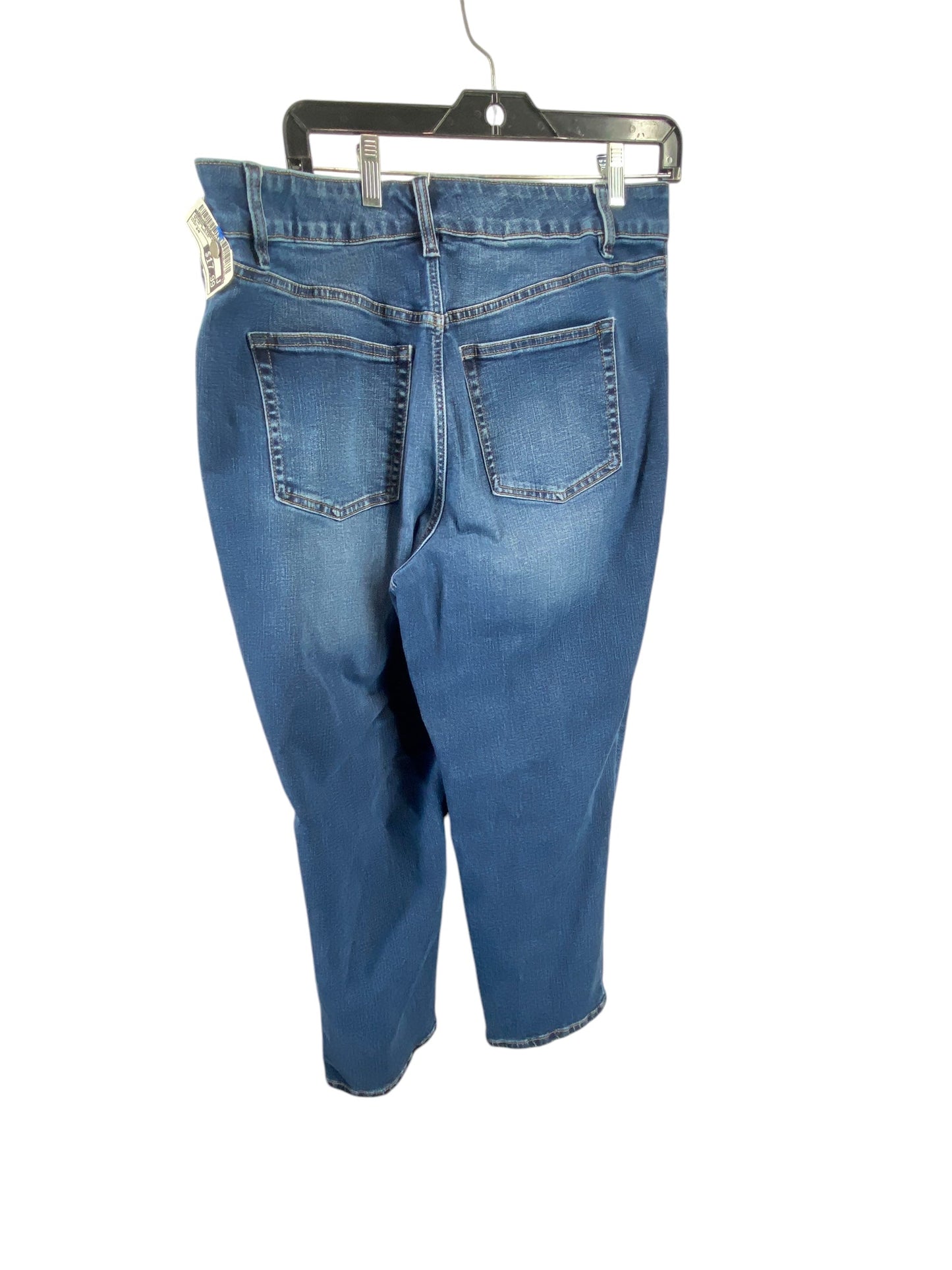 Jeans Straight By Lane Bryant In Blue Denim, Size: 14