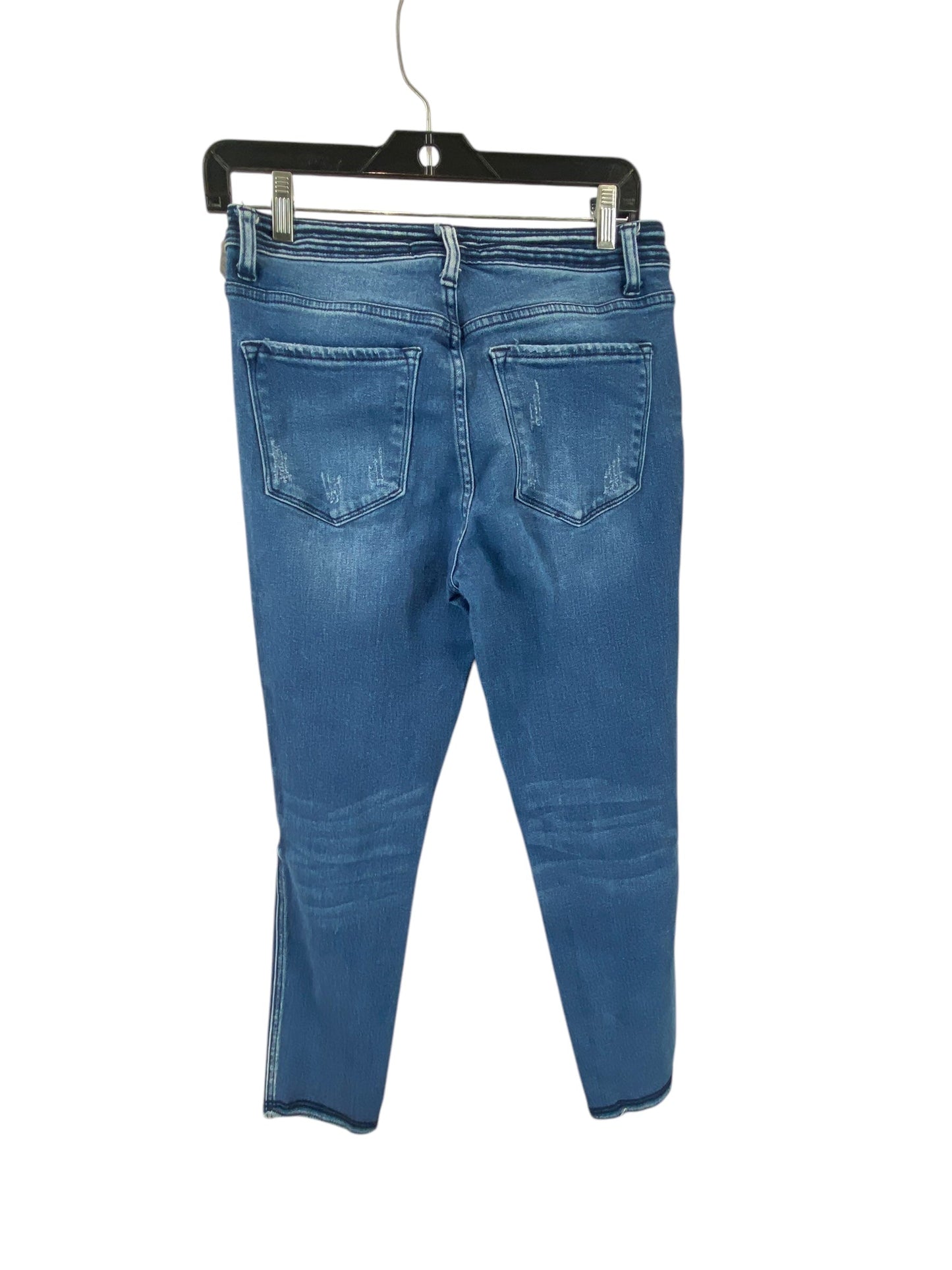 Jeans Skinny By Vervet In Blue Denim, Size: 28