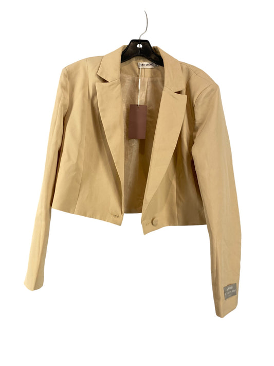 Blazer By Clothes Mentor In Tan, Size: 2