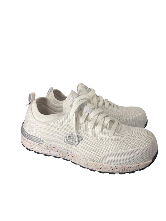 Shoes Athletic By Skechers In White, Size: 9.5